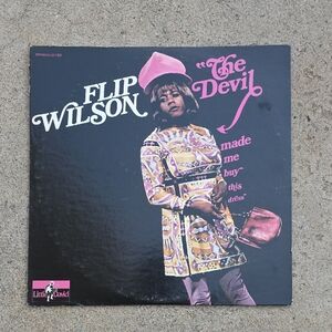 Flip Wilson 'The Devil' Album– Black & Pink Cover